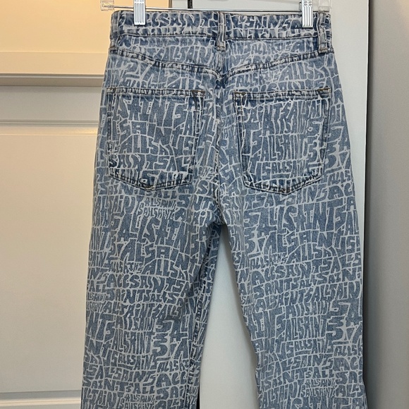 ALL SAINTS high waist straight leg jeans - Picture 6 of 12